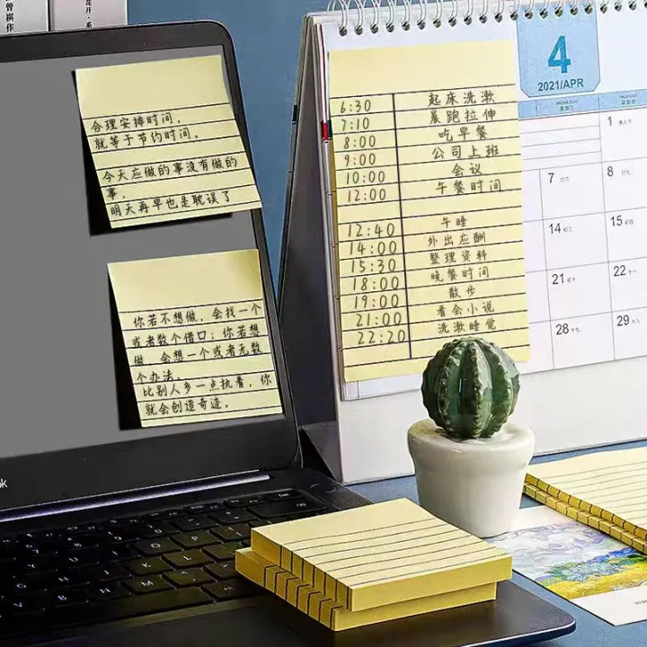 200sheets%20Line%20Sticky%20Notes%204%20Colors%20Portable%20Student%20Note%20Marker%20Writing%20Sticky%20Notes%20Self-Adhesive%20Easy%20To%20Apply%20Notepad%20-%20Image%206