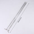 2 Pieces 17-Inch Clear Curtain Pull Wand Set For Drapery Opening and Closing Rod, Curtain Accessories Set pen gpt. 