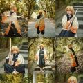 Anime Agatsuma Zenitsu Cosplay Kostuum Kimono Halloween Kleding Party Uniform Pruik Vrouwen Kids.