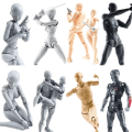 High Quality Body Kun / Body Chan Pose Play Grey Color Ver. Black Orange Pvc Action Figure Collectible Model Toy .