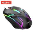 Gaming Mouse RGB with 1600dpi - Breathing LED USB Wired Optical Computer Mouse with  Braided Wire including Side Buttons - Mouse with FREE Mouse Pad for laptop, PC, Gaming & Office Use by FunBug. 