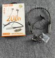Recrsi wireless Neckband Bluetooth Earphone RE-NY060 Charging becup 200 Hours (Best price). 