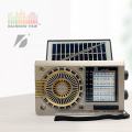 KTF-1481 / KTF-1481 8 Solar Charging Wireless Portable Bt Speaker AM FM SW 8 Bands Radio Speaker 3 Inch Mp3 Player Tf Usb Aux with Flashlight.
