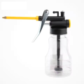 Oiler Lubricator Machine Oil Pump 200ml Transparent Plastic Bottle Pot Refueling Pot Injector Tool Grease Gun with 150mm Mouth. 