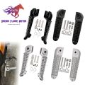Rider Passenger Foot pegs Front Rear Pedals Motorcycle Racing Footrest For YAMAHA YZF R6 R1 LE R1M R1S VMX1700 V-Max accessories.