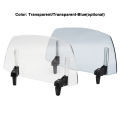 Motorcycle Windshield Extension Windscreen Deflector Adjustable Clip-on Windshield Universal. 