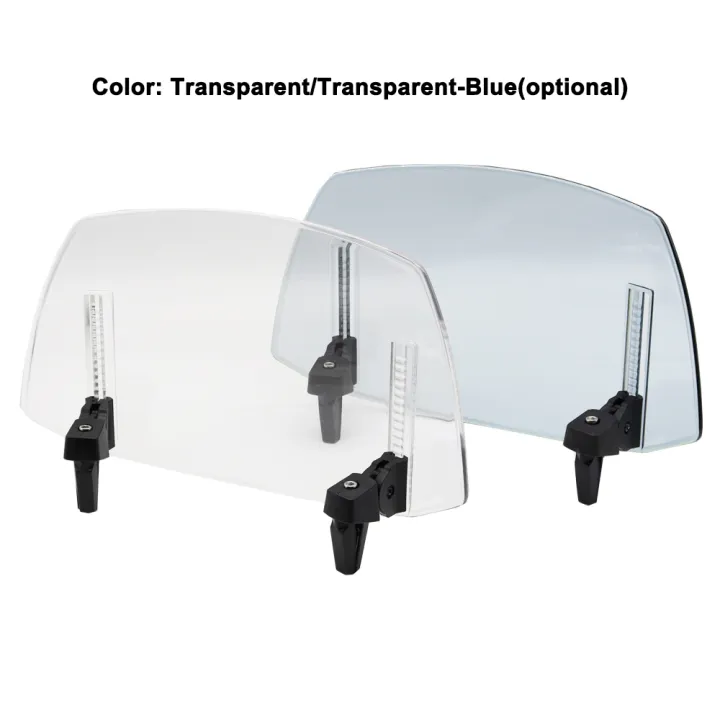 Motorcycle%20Windshield%20Extension%20Windscreen%20Deflector%20Adjustable%20Clip-on%20Windshield%20Universal%20-%20Image%204