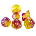 7PC/Set DND Dice Set - Assorted Colors Role Playing Game Cubes for Fantasy Tabletop Board Games. 