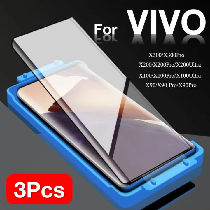 3Pcs Ceramic Film For VIVO X300 Pro X200 Ultra X100 Pro X200Pro Mini FE Screen Protector Protective With Kit, Not Tempered Glass
