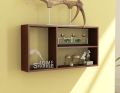 Engineered Wood Rectangle Shelf | Wall Mounted Wooden Kitchen Shelves | Rectangle Wall Shelve for Living Room, Bedroom & Wall Floating Bookshelf. 