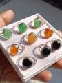 Haqeeq Ring 100% Orignal Aqeeq/Akik/agate/nag/stone/Gemstone/Haqeeq/Different coulours Haqeeq Stone/ Different colour Haqeeq gemstone/ aqeeq stone/ aqeeq gemstone./Multi colours Haqeeq.. 