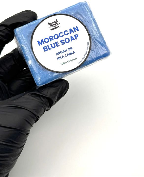 Moroccan Blue Soap (Nila Zarka) 100ml