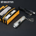 Mini LED Keychain Light Portable Luminous Small EDC Flashlight Outdoor 10 Lighting Modes Waterproof Camping Warning Strong .