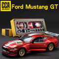 CCA 1/42 2018 Ford Mustang GT Alloy Model Car Diecast Metal Assembly Modification Series Miniature Vehicle Collection Toy Car. 