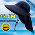 Outdoor Sports Jungle Hiking Hat Fishing Hat Wide Brim Bucket Hat With Neck Cover Quick Dry Fishermen Sun Protected Cap Summer.
