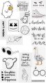 Black and White stickers. 