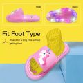 Children‘s Boys Girls Slippers Cartoon Unicorn Animals Prints Shoes Lighted Fashion Cute Shoes Bathroom Kids Toddler Slippers.