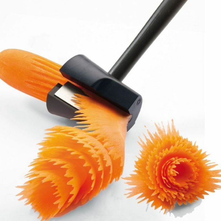 Vegetable Fruit Cutter Household Spiral Funnel Flower Shredder Peeler Artifact Portable Fast Carrot Cutter Slicer Spiral Cutter