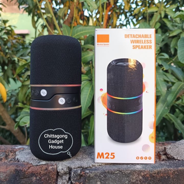 M25%20Bluetooth,%20TF%20Card%20&%20FM%20Radio%20Supported%20Multi%20Functional%20Detachable%20Wireless%20Speaker%20With%20RGB%20Lighting%20Effects%20-%20Image%203