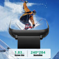 2026 New 300mAh 1.83''Smartwatch for Men Women IP67 Life Waterproof Bluetooth Call Multi-Sport Modes Heart Rate  for Android iOS. 