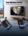 Ohayo S5 Wireless Portable Speaker Bluetooth 5.3,10W Loud Deep Bass Sound, IP67 Waterproof Bike Speaker with 12Hrs Playtime Mic. 