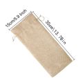 10pcs New Wine Bags Red Wine Bottle Covers Champagne Pouch Burlap Packaging Bag Wedding Party Decoration Wine Bags.