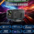 Magcubic HY320 Android 11 Projector 4K supported native 1080p Dual WiFi 6 BT5.0 cinema outdoor portable projector. 