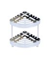 2 step Stainless Steel Corner Self..