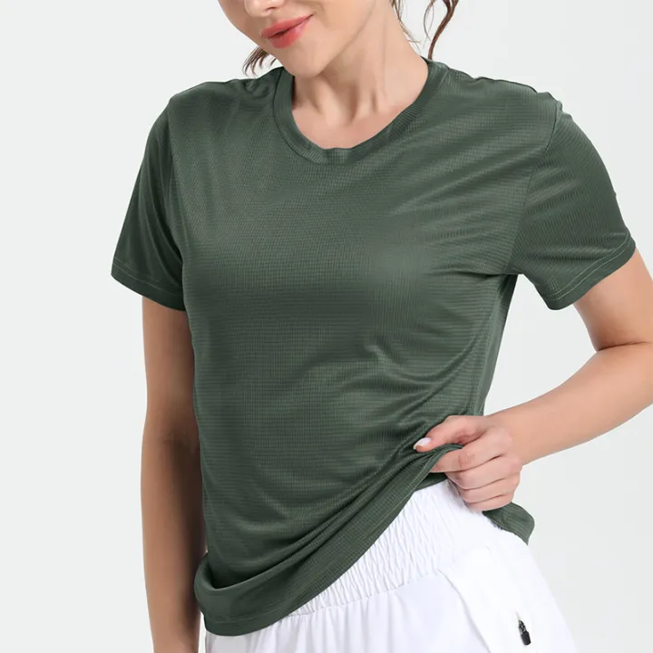 Women's%20Solid%20Color%20Ultralight%20Quick%20Dry%20Sport%20T-Shirt,Breathable%20Lightweight%20%20,Running%20Gym%20Compression%20Shirt%20-%20Image%207