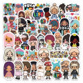 80PCS Cute Toca Boca Stickers Toca Life World  DIY Stickers Scrapbooking Phone Luggage Waterproof Decals. 