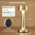 Cordless lamp Touch Sensitive Desk lamp Battery Powered USB Rechargeable Metal lamp dimmable Eye Protection Bedroom Bedside Reading lamp. 