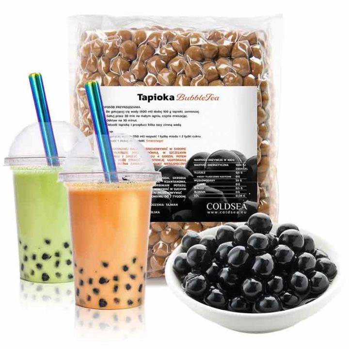 Black Tapioca Boba Bubble Tea Pearl (Taiwan)- 150gm