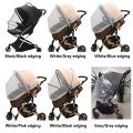 Mosquito Net Full Cover for Baby Car seat Cover Cradles Stroller Mosquito Netting Stretchable Netting Dual-Use Zipper Mesh. 