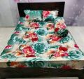 King Size Cotton Bed Sheet with Matching 3 Pillow Covers.