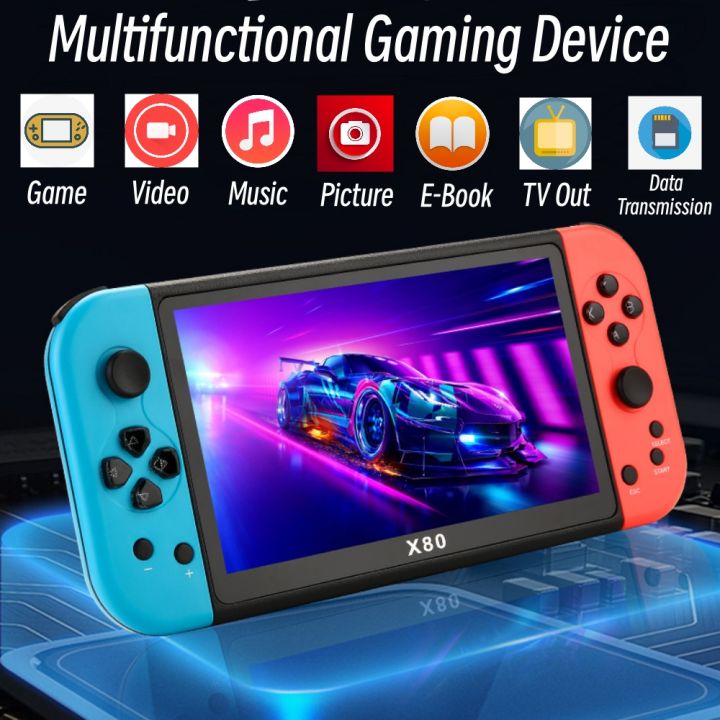 10000%20Free%20Games%20X80%20Portable%20Game%20Console%207%20Inch%20Screen%20Handheld%20Game%20Player%2016GB%20For%20PS1/MAME%20Retro%20Arcade%20Game%20Support%20TV%20Out%20-%20Image%203
