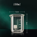 YWDL Heat Resistant Borosilicate Glass Beaker Measuring Cup Thick Glass Measuring Jug for Lab & Kitchen Multiple Capacity. 