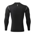 Kitty mall men's long sleeve sports shirt Pro Combat compression shirt reflective logo on sleeve [kanom] Ready to ship]. 