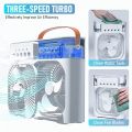 Portable Humidifier Fan Air Conditioners USB Electric Fan LED  Light Water Mist Fun 3 In 1 Air Cooler Humidifie For Home Portable Fan Air Conditioners USB Electric Fan  Night Light Water Mist Fun 3 In 1 Air Humidifie For Home usb rechargeable Air cool fan. 