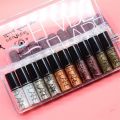 Flare Glitter EyeLiner Pack Of 10Pcs Set. 