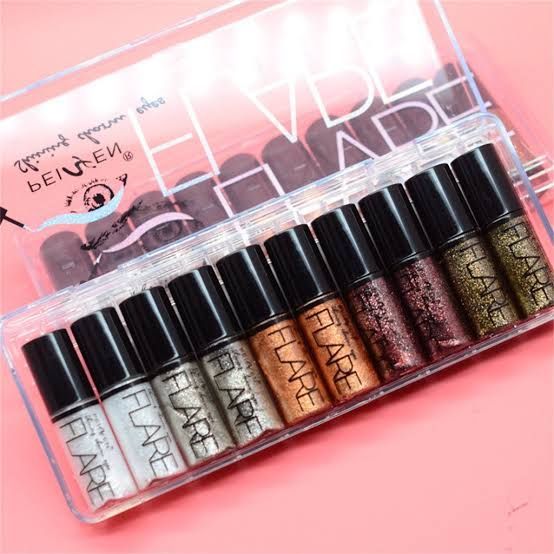 Flare%20Glitter%20EyeLiner%20Pack%20Of%2010Pcs%20Set%20-%20Image%202