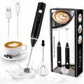 Electric Rechargeable Handheld Coffee Mixer - Perfectly Blend Your Brews With Ease.
