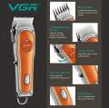 VGR Professional Clipper Hair Trimmer Vintage Haircutting Machine LED Display Electric Barber Trimmer V-673. 
