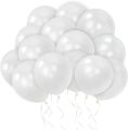 party decorations pearl shine balloons 10" (10) pcs white colour. 