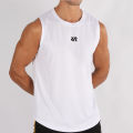 GITF Men's Bodybuilding Vest Gym Workout Mesh Fitness Sleeveless Shirt Running Wear Stringer Single Shirt Summer Accident Vest.