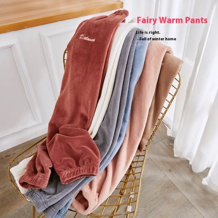 Autumn%20and%20Winter%20New%20Women's%20Warm%20Pajama%20Pants%20Girls%20Students%20Thickened%20Coral%20Fleece%20Pajama%20Pants%20Fairy%20Warm%20Pants%20Homewear%20-%20Image%204