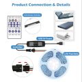 5V RGBIC WS2812B USB LED Controller 12V 24V DC Bluetooth 28 Keys Controler Music for SK6812 WS2811 WS2812 LED Pixel Light Strip. 
