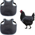 Chicken Saddle For Hens Adjustable Strap Chicken Saddle Breathable Full Coverage Feather Protection Poultry Accessories. 