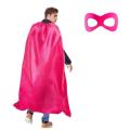 Adult Halloween Cloak Costume Set 6 Color Options Drawstring Tied Cape Mask Party Cosplay Outfit for Men Women 140x90cm Dress Up.