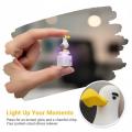 Seagull Mine Keychain Clicker Button with Sound LED Light Portable Fidget Toy for Stress Anxiety Relief Daily Use. 