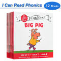 I Can Read Phonics 12 Books/Set My Very First Picture Books English Story Pocket Book for Children Kids Baby Montessori Reading. 